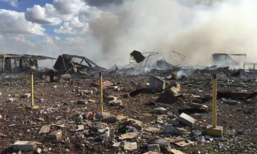 Explota el mayor mercado de pirotecnia mexicano Explota el mayor mercado de pirotecnia mexicano